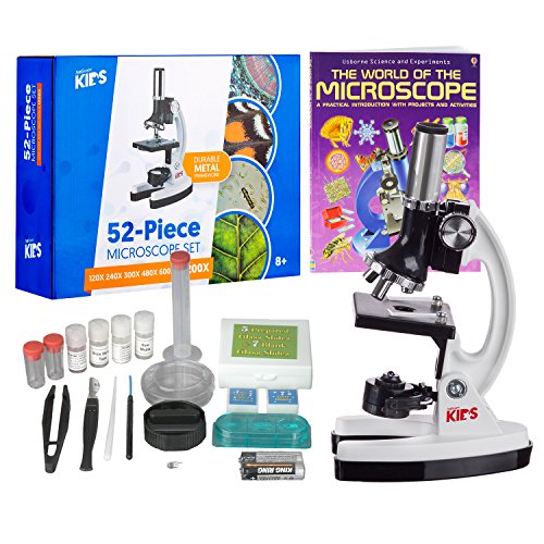 Professional 1200X Kids Microscope STEM Science Kit