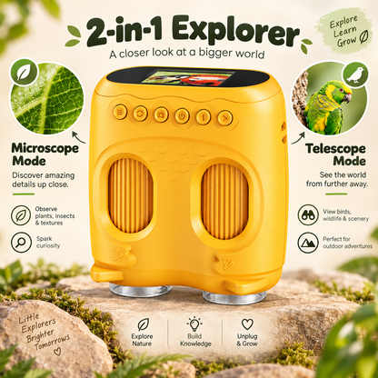 Movolla™ 2-in-1 Explorer Microscope & Telescope